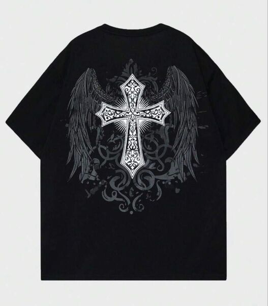 大人気!即日完売!やりら着用!十字架Tシャツ!クロムハーツ アダムスジャグラー
