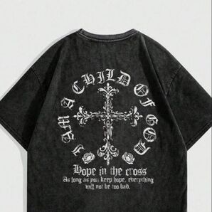 即日完売!大人気!やりら着用!十字架Tシャツ!クロムハーツ!アダムスジャグラー ファットランク