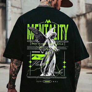 即日完売!バチバチに大人気!カッコよすぎ!自由の女神Tシャツ!天使!やりら着用!アダムス!クロム!ファットランク!