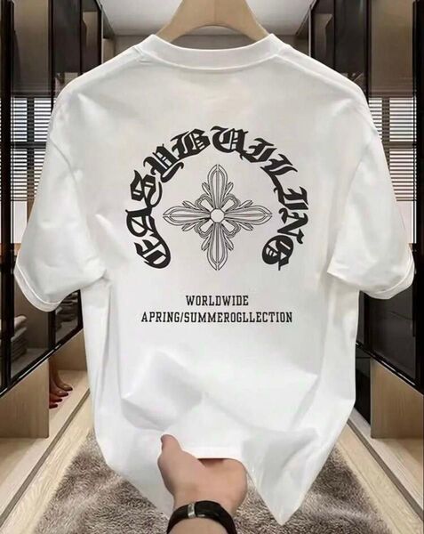 即日完売!入手困難!やりら着用!十字架Tシャツ!クロスTシャツ!クロムハーツ y2k