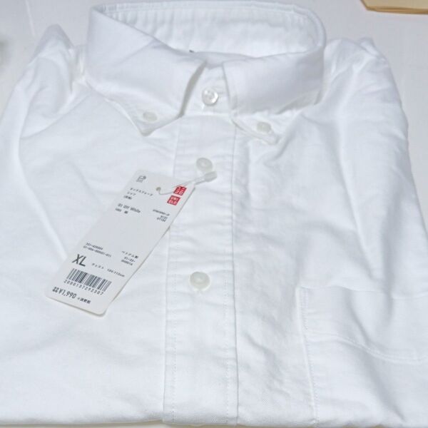 ワイシャツ XL 長袖 新品 ユニクロ
