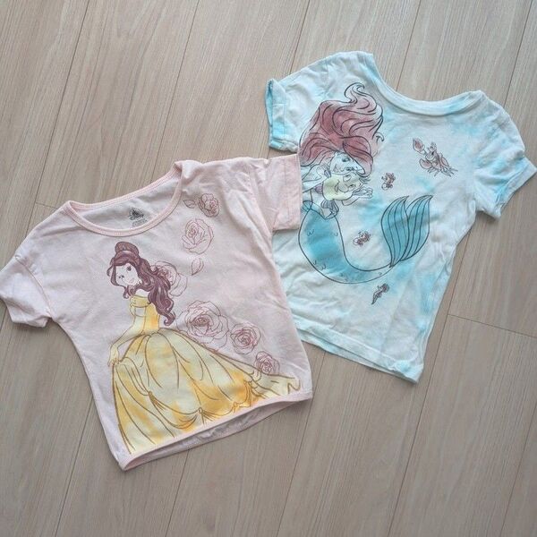 ディズニープリンセス Tシャツセット アリエル ベル