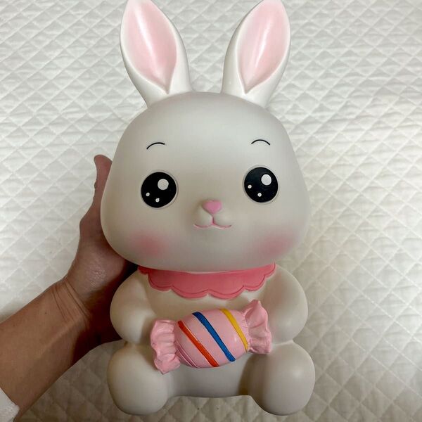 貯金箱、ウサギ コインバンク 賽銭箱 キャンディラビット うさぎ かわいい ラビット