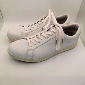 テットオム スムースレザースニーカー 白 41 ホワイト レザー TETE HOMME