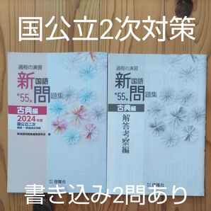 国公立二次 過程の演習 新国語問題集 第55集 2024年度 最新+精選過去問題 啓隆社