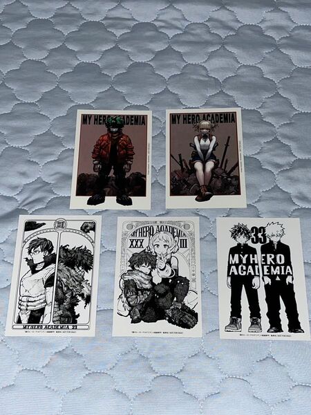 僕のヒーローアカデミア ヒロアカ展 ミニ複製原画 ポストカード5枚セット