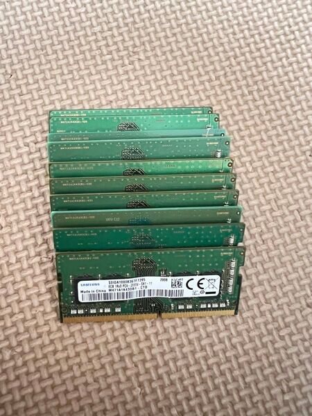 samsung ノート用メモリ 8GB/PC4-2666V×10枚 動作品