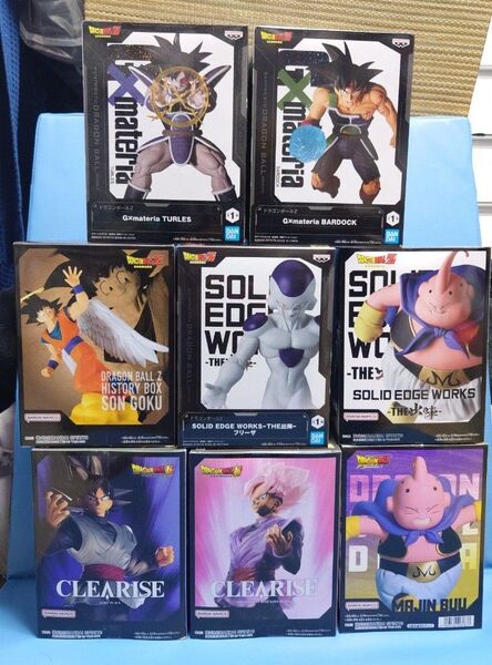 ドラゴンボールZ フィギュア8点 孫悟空 バーダック ターレス ゴクウブラック 魔人ブウ フリーザ ドラゴンボールDAIMA