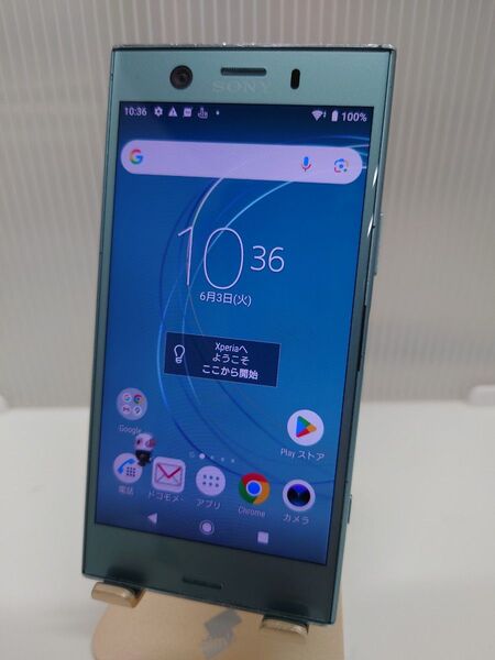 Xperia XZ1 Compact SO-02K ホライゾンブルー 判定◯ SIMロック解除済 おまけUSB充電ケーブル付き