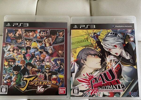 PS3 Jスターズ ビクトリーVS ペルソナ4 ジ・アルティメット イン マヨナカアリーナ 2本 セット PSU 北斗 ジャンプ