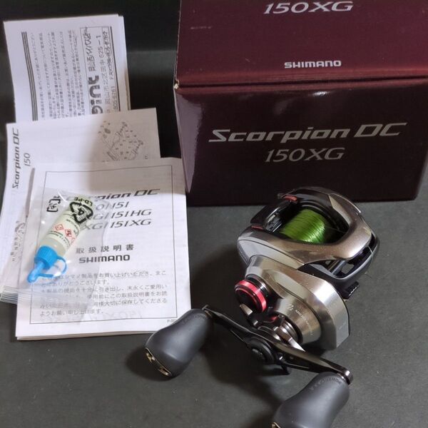 美品 21スコーピオンDC150XG 右巻 SHIMANO Scorpion 村田基