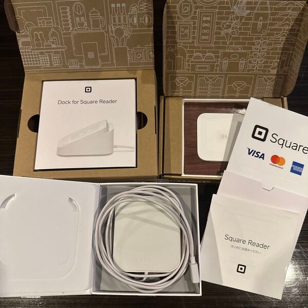 Square クレジットカードリーダー 第2世代 + 専用ドック セット