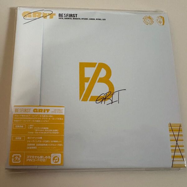 CD BE:FIRST ビーファースト GRIT 7th トレカ付き