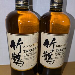 ニッカウヰスキー 新ラベル竹鶴ピュアモルト 700ml 2本セット