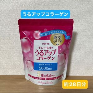 ロッテ LOTTE うるアップコラーゲン パウダー 185g (約28日) × 1袋
