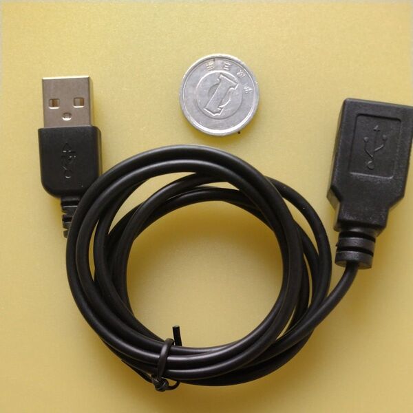 USB延長ケーブル 充電 通信 1メートル 新品