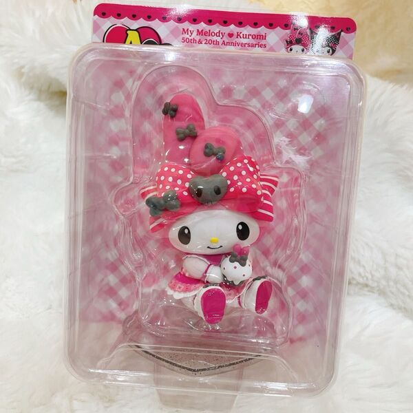 happyくじ おすわりマイメロ クロミ フィギュア A賞 おまけ付き コンプリート