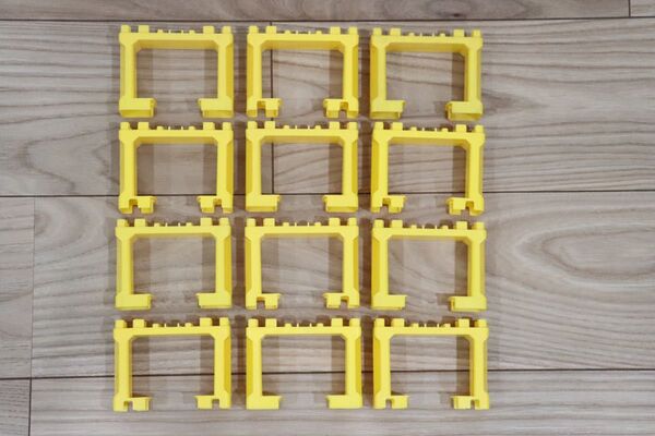 プラレール ブロック橋脚 12個 洗浄済 レイアウト 無限ループ 陸橋 大量 まとめ売り 橋脚 はしげた 橋桁