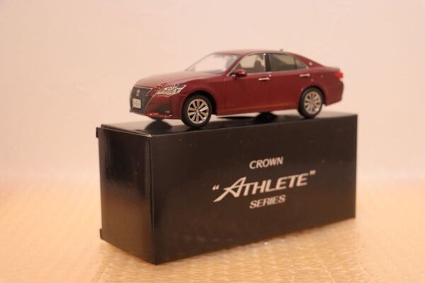 クラウンアスリート CROWN 210系後期 カラーサンプルミニカー ダークレッド ミニカー トヨタ TOYOTA