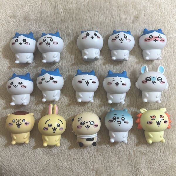 ちいかわ セリア キャンドゥ フィギュア まとめ売り 15体 ハチワレ うさぎ くりまんじゅう モモンガ シーサー