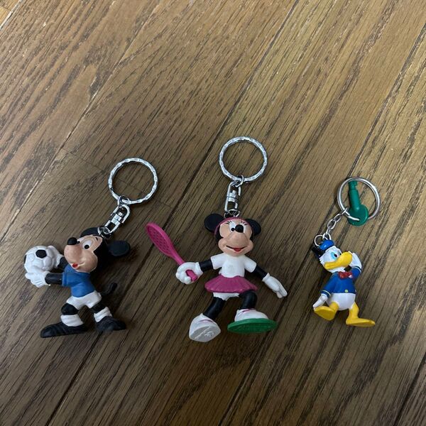 ミッキー ミニー ドナルド ヴィンテージ キーホルダー ディズニー