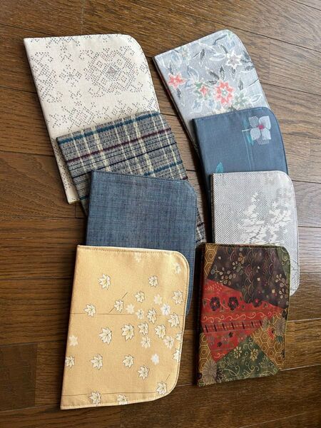 ハンドメイド お薬手帳ケース 帯 和柄 着物
