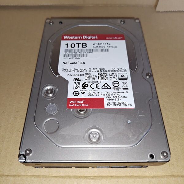 Western Digital Red 内蔵HDD WD101EFAX 10TB