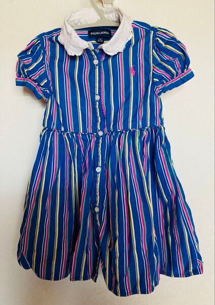 Ralph Lauren ラルフローレン ストライプ柄 ワンピース 24M 80〜90cm