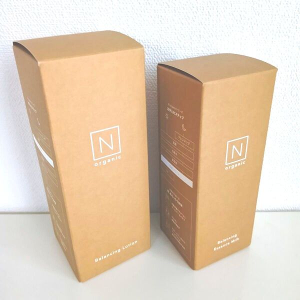 【新品・未開封】N organic Nオーガニック ベーシック バランシングローション 100ml、エッセンスミルク 60ml