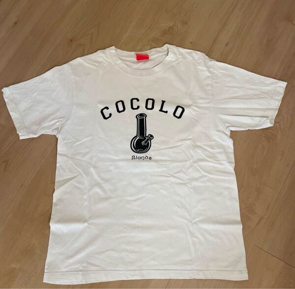 COCOLO BLAND Tシャツ ホワイト 古着Mサイズ