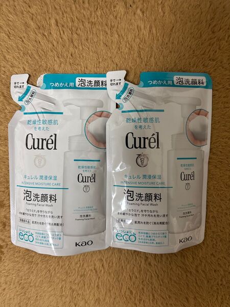 キュレル泡洗顔料詰め替え 2袋セット キュレル 泡洗顔料
