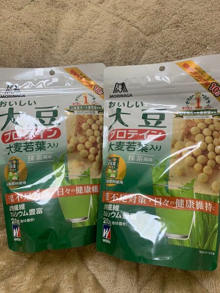 森永製菓 おいしい大豆プロテイン 大麦若葉入り 抹茶風味