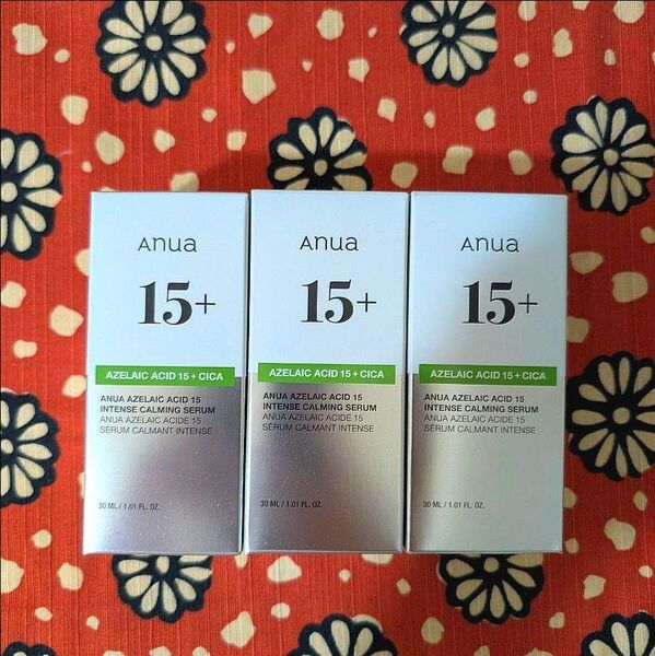 【新品未開封】Anua アヌア アゼライン酸15インテンスカー ミングセラム 30ml 3コ