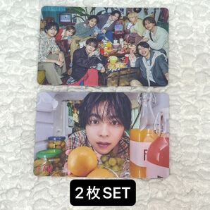 timelesz FAM 通常盤 特典 ランダムトレカ 集合+個人【佐藤勝利・猪俣周杜ver.】合計2枚セット