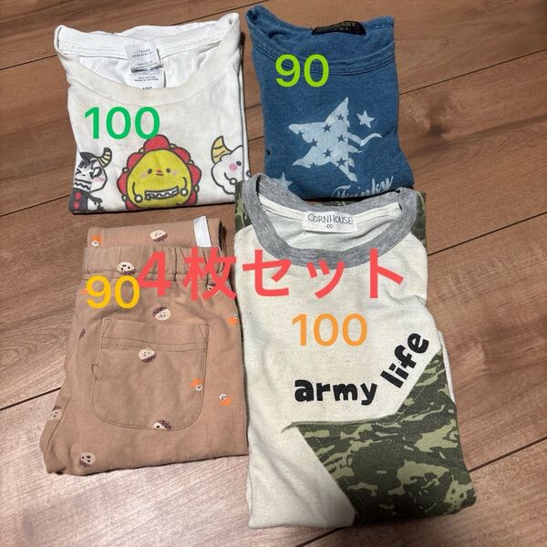 90.100cm まとめ売り 男の子 Tシャツ 子供服