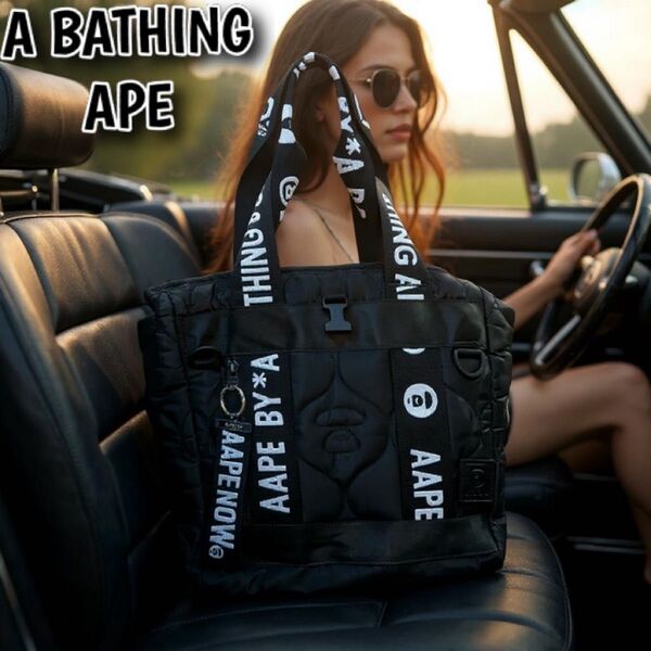 激レア●A BATHING APE●エイプ●2way●ショルダーバッグ●手提げ●トートバッグ●未使用●メンズ●レディース●アニマル