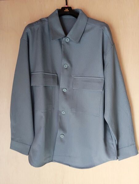 GU CPOシャツ グレー Lサイズ