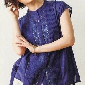 新品 タグ付き レース切替 ノースリーブ シャツ ノイア