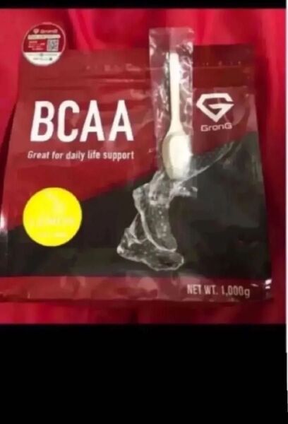 期限は2026年以降 未開封!スプーン付きグロングGronG BCAAレモン風味1kg1000g