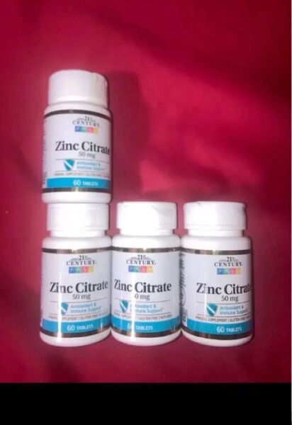 期限2026年8月以降 一粒にキレート加工 亜鉛50mgカルシウム46mg60粒×4