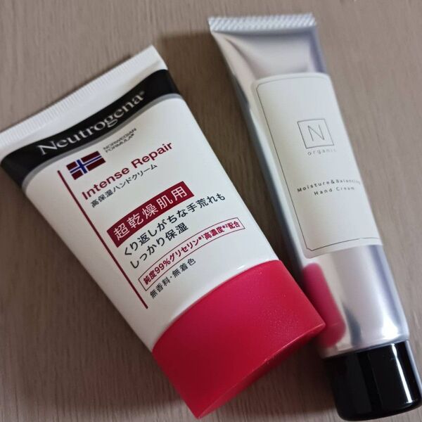2点セット ニュートロジーナ インテンスリペア ハンドクリーム エヌオーガニック モイスチュア&バランシング ハンドクリーム