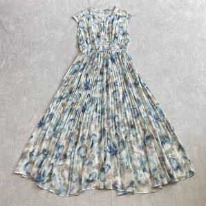 【橋本環奈着用】ココディール 水彩花プリーツワンピース ピンタック 花柄