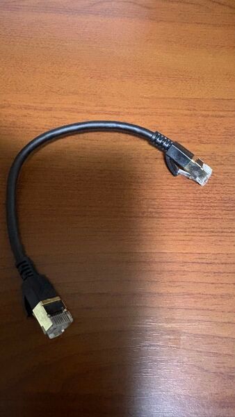 LANケーブル cat8 40Gbps 20cm ブラック