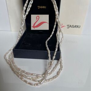 TASAKI ベビー2連パールネックレス88㎝ロングケシ真珠 魅力 人気