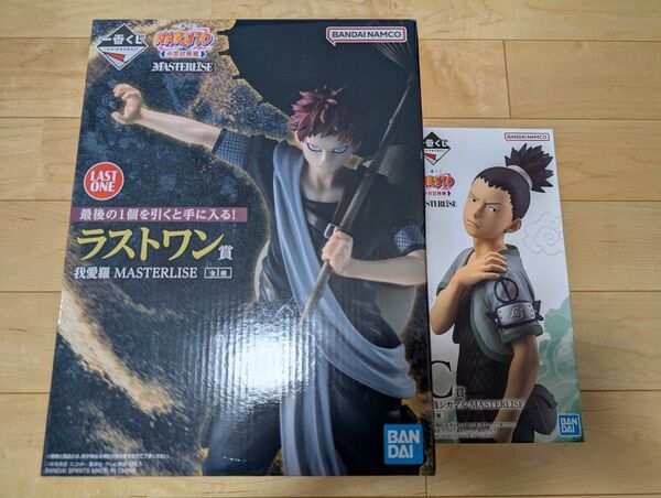 一番くじ NARUTO ナルト 中忍試験編 奈良シカマル 我愛羅 フィギュア