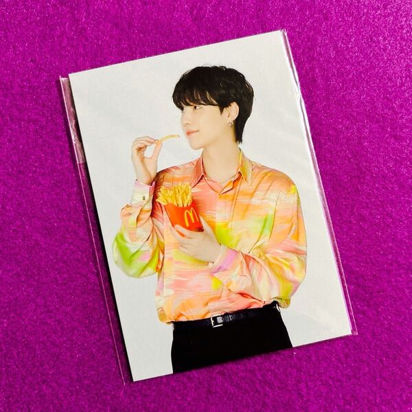 BTS SUGA ユンギ McDonald's コラボ 限定 トレカ フォトカード
