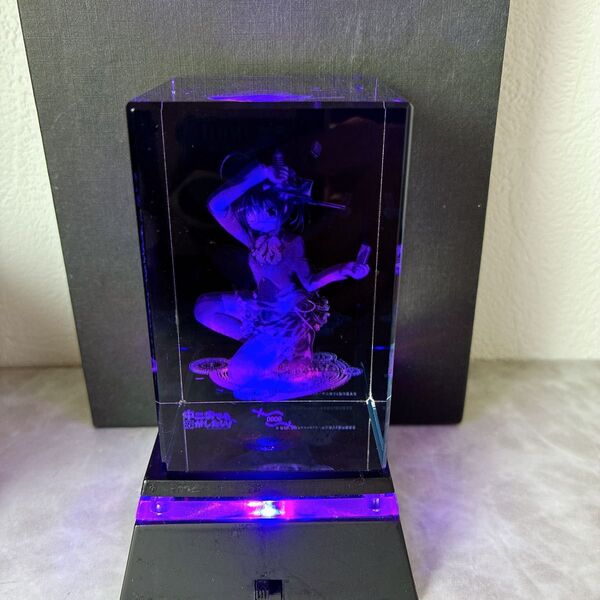 中二病でも恋がしたい! 3Dクリスタル 小鳥遊六花 クリスタルガラス アニメ