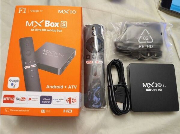 【新品】F1 Mx Box s TVbox Android+ATV 4Kセットトップボックス Android13