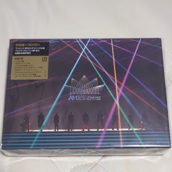 【3DVD】初回盤ワンピースBOXデジパック仕様フォトブックレット16P/Snow Man Dome Tour 2024 RAYS