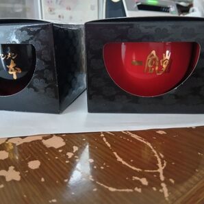 新品未使用 蒙古タンメン中本と一風堂のラーメンどんぶり 2個セット